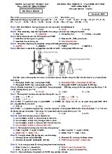 Đề tham khảo thi học kỳ II môn Hóa học Lớp 10 - Mã đề 1001 - Năm học 2017-2018 - Nguyễn Quang Đoàn (Kèm đáp án)